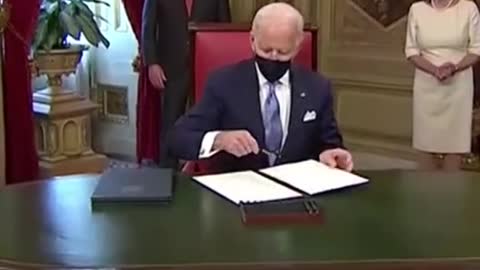 Biden signs proclamations in first acts as president