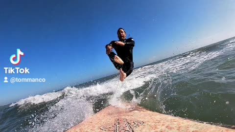 Surfing world's most dangerous beach