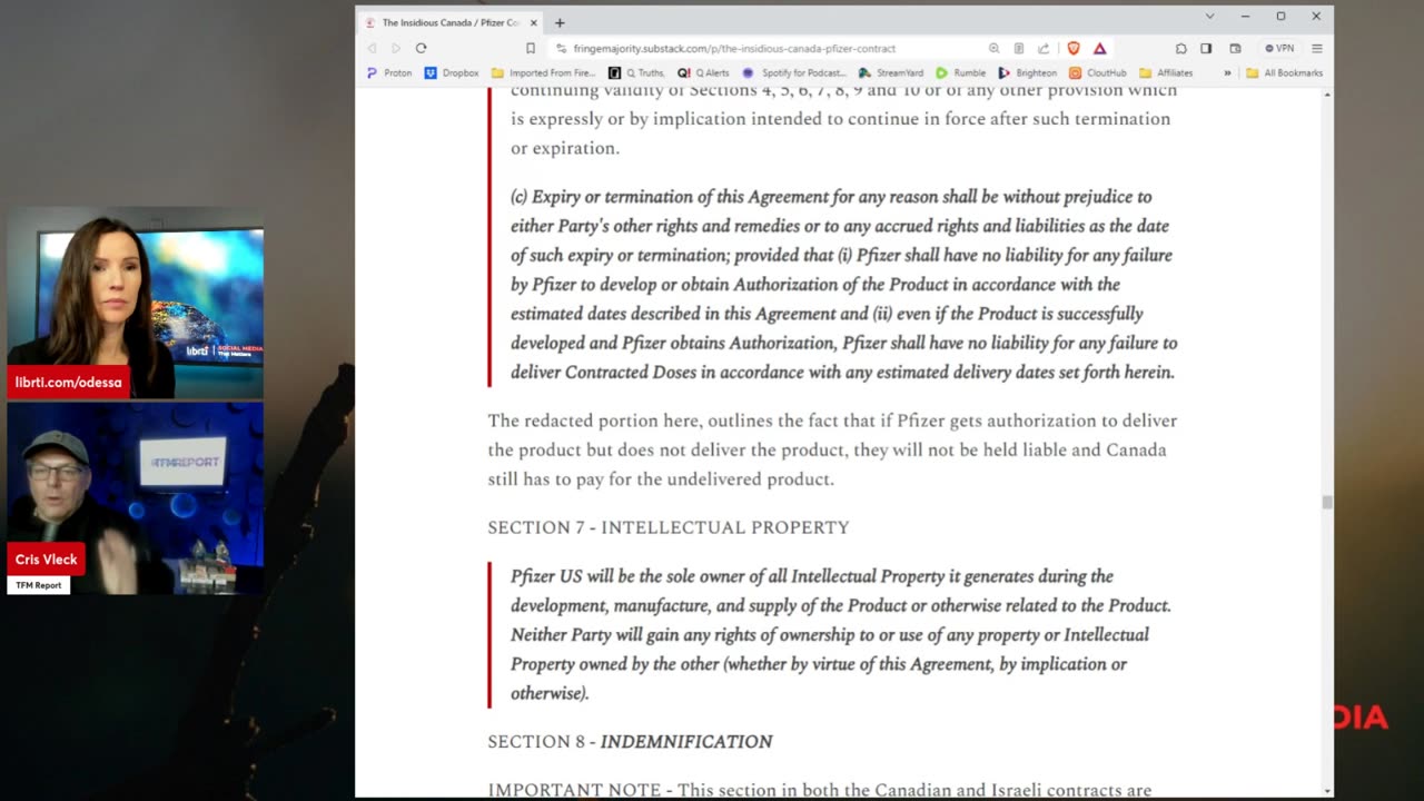 Pf!zer Contract With Canada Exposed! They Knew. They L!ed. They K!lled.