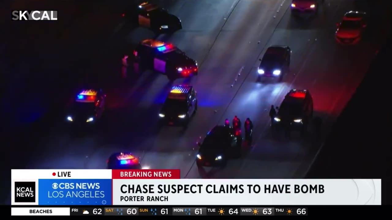 Bomb Threat Shuts Down Entire 118 Freeway in Los Angeles