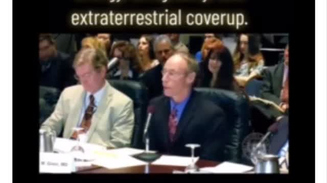 Dr Greer testifies about free energy, anti-gravity and extraterrestrial coverup.