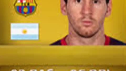 Messi fifa rating fifa 10-23 #viral #football #messi