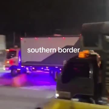 Trucks filled with illegal immigrants smashing straight through southern border in Arizona