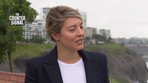 Melanie Joly claims the world is coming to the Libs to get advice on Trump