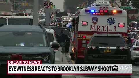 NYC subway shooting eyewitness on bloody aftermath