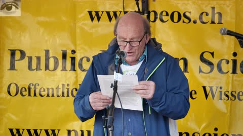 Urs Hans, Organisator der Kundgebung von Bern, 12. 11. 2021