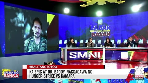 Ka Eric at Dr. Badoy, nagsagawa ng hunger strike vs Kamara