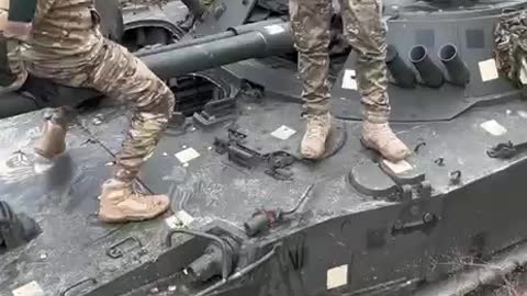 Ukrainian APC Stuck in the Mud