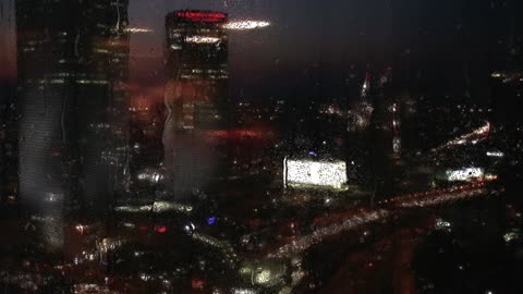 is raining in New York city