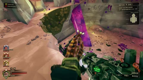 Deep Rock Galactic- it just keeps moving even though its dead.