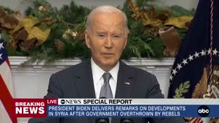 Biden says Assad's fall in Syria is a 'fundamental act of justice'