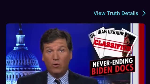 HUGE! Tucker Carlson discovers the classified documents found in Biden's possession