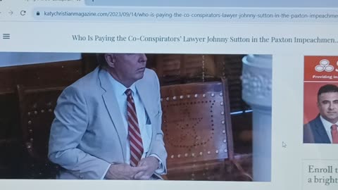 Who is paying Johnny Sutton???