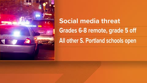 South Portland middle school goes virtual Wednesday due to threat