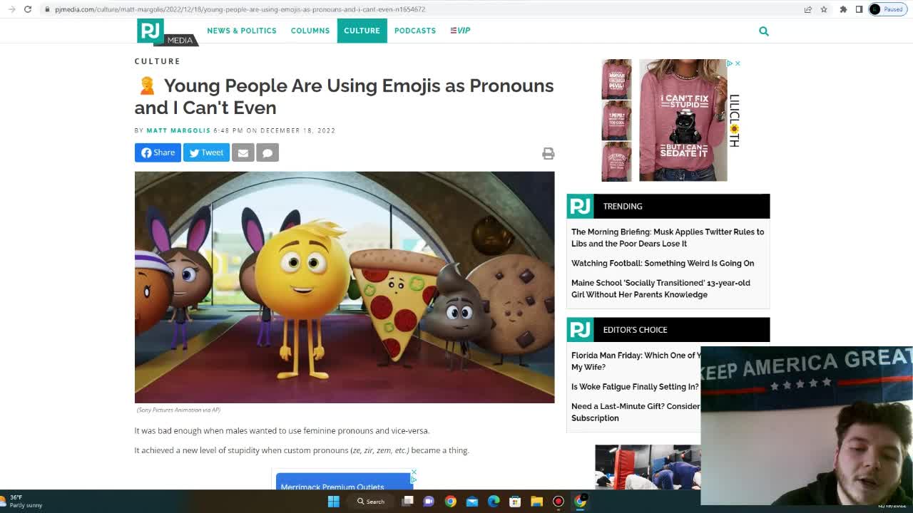 Libtards use Emojis as Pronouns