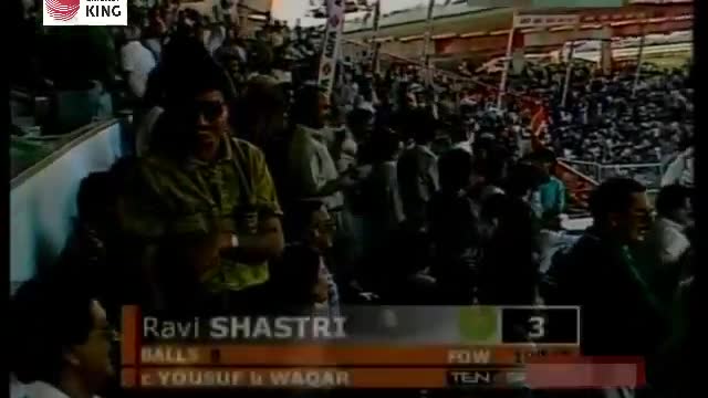 Waqar Younis 4 for 42 (MOM) Austral-Asia Cup vs India 1990