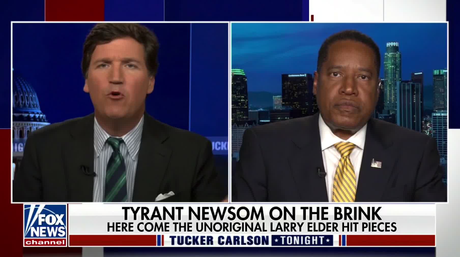 Larry Elder on the hit pieces about him: “They’re scared to death.”