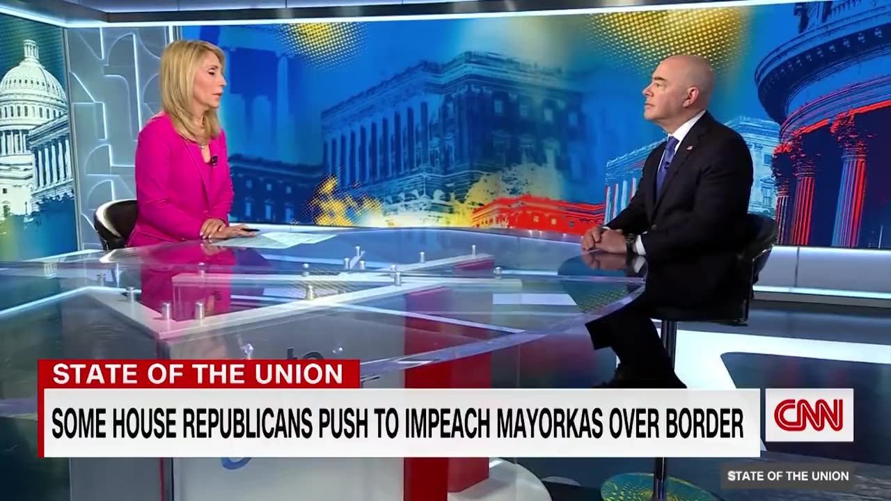 Mayorkas responded to Representative Mark Green's call for his impeachment over the border crisis