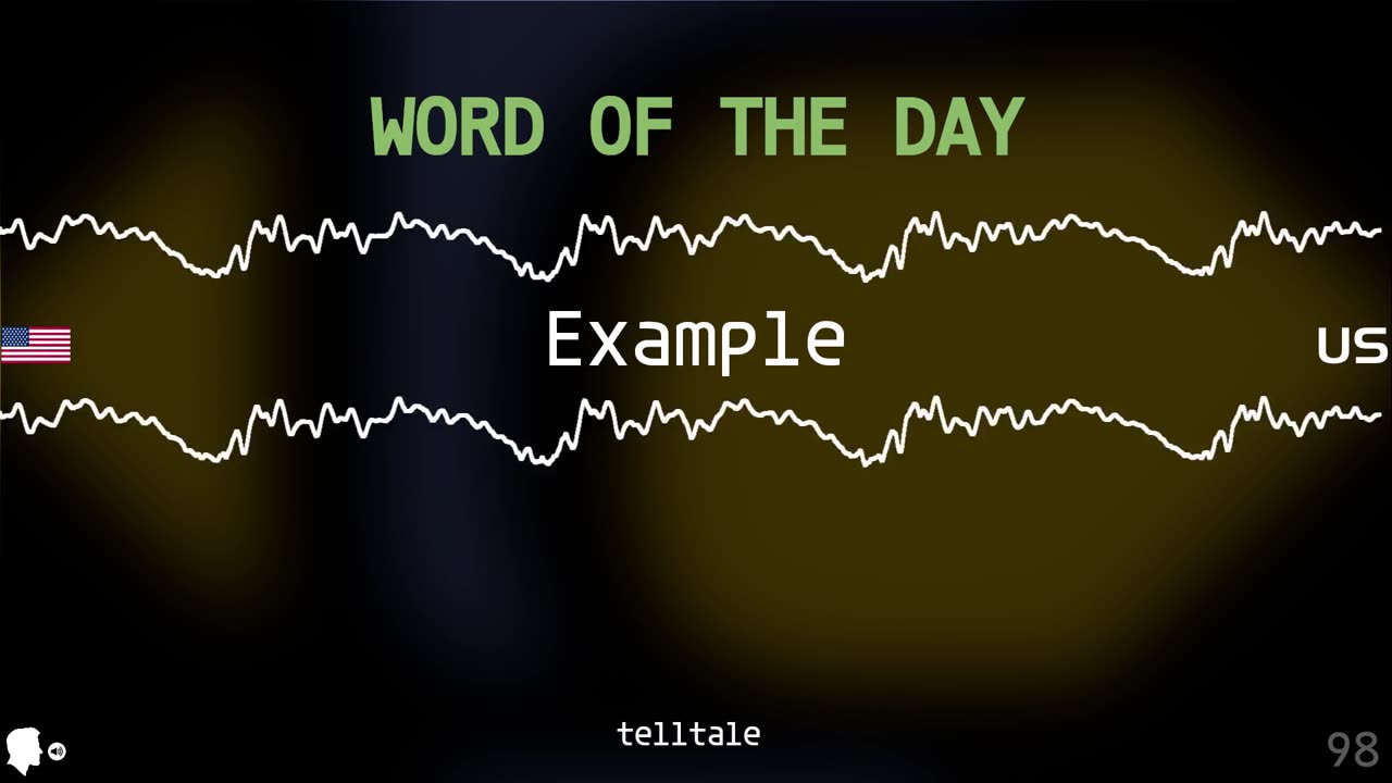 Word Of The Day 098 'telltale'