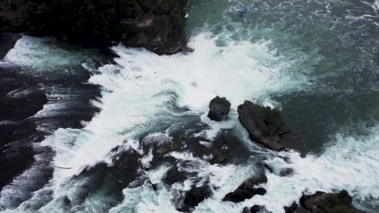 Europes biggest waterfall captured in 4K