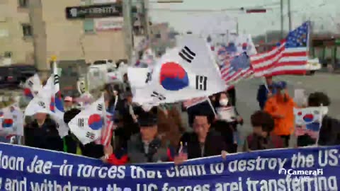 230509...2018.3.27.. 7.미군 평택부대.방문 미군환영 집회 Victory Son's broadcast행진.
