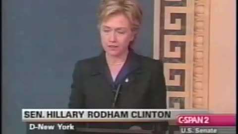 Hillary Clinton's Iraq War speech 21 years ago