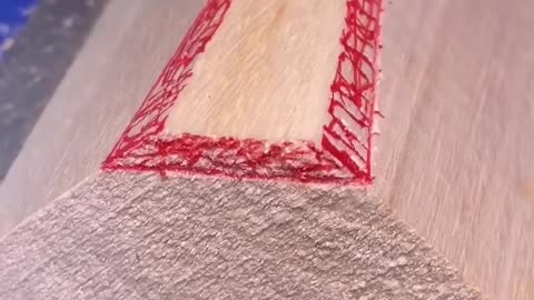 ASMR chisel work carving