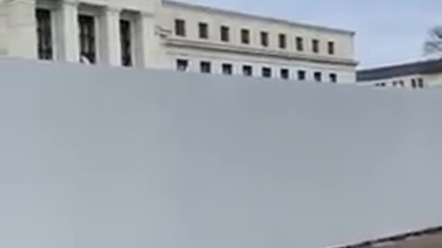 They Put Up a Wall At Federal Reserve Building!!! Jan 2 2023 THEY SCARED HAHA