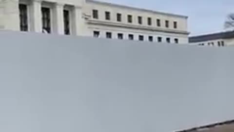 They Put Up a Wall At Federal Reserve Building!!! Jan 2 2023 THEY SCARED HAHA