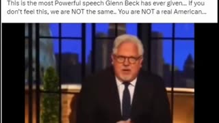 Powerful speech by Glenn Beck