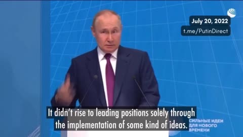 Prezydent Putin: "Zachodni oligarchowie coraz częściej przyjmują cechy totalitaryzmu".