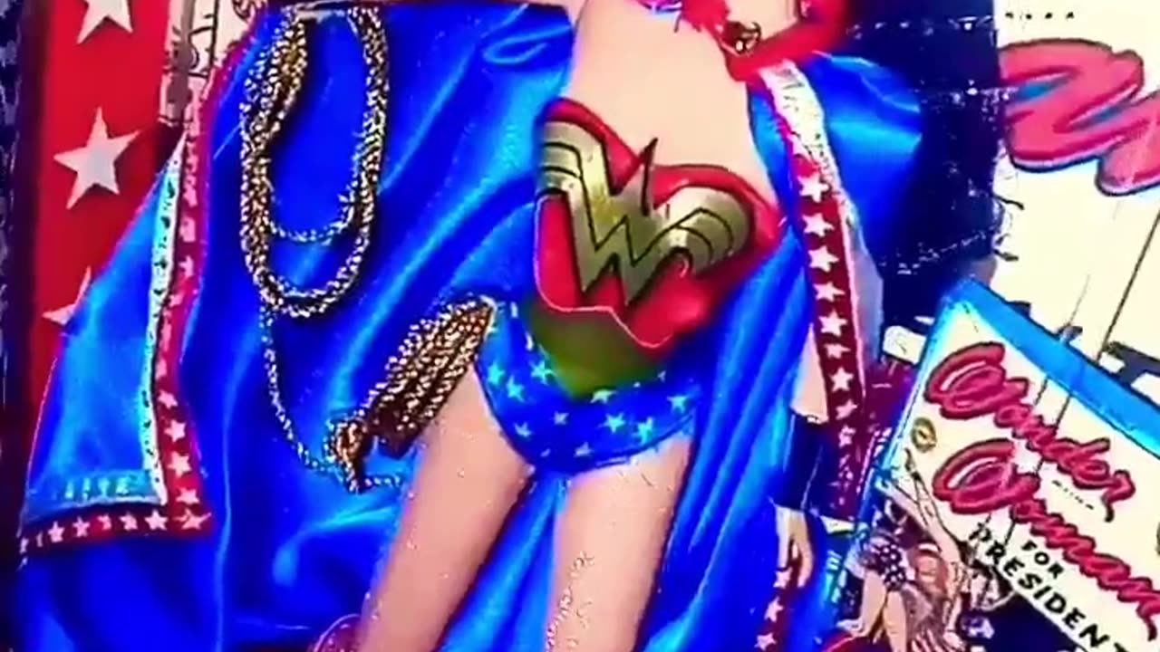 "Golden Lasso Of Truth"Barbie As Wonder Woman Stunning Come Seeπππ§‘πΆπΌ