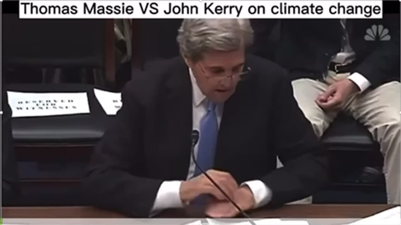 (Thomas Massie VS John Kerry on Climate Change) 🔥John Kerry GETS BURNED 🔥