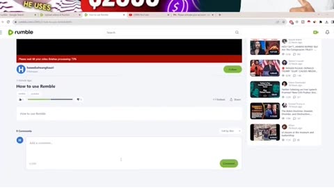 How to use and create account on rumble