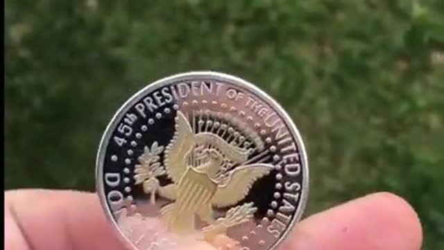 Trump 2020 Gold Plated Coin - Get High