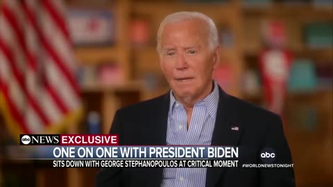 Biden says debate performance ‘Nobody’s fault but mine’ l ABC News exclusive