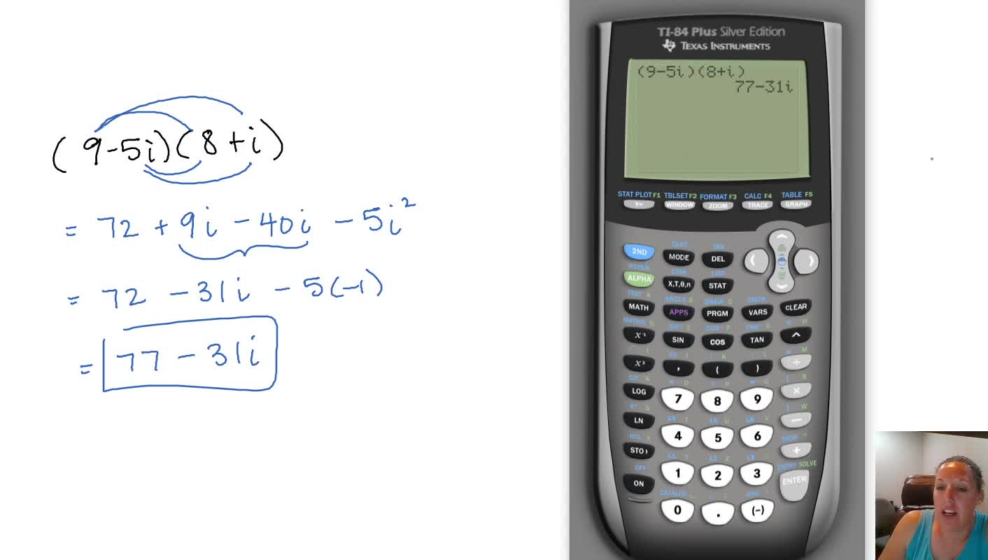 Adding, Subtracting, and Multiplying Complex Numbers