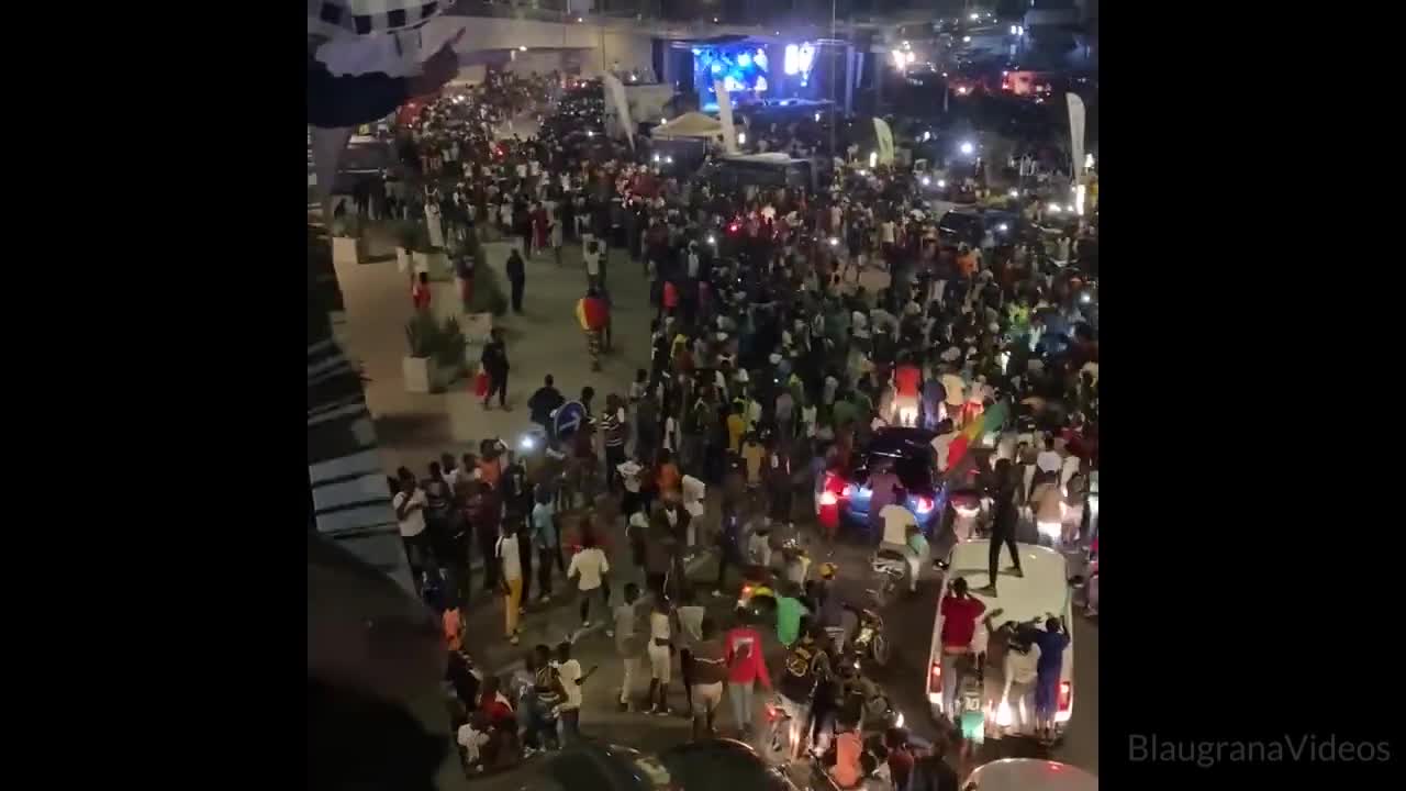 Incredible Scenes in DAKAR as Senegal Wins African Cup