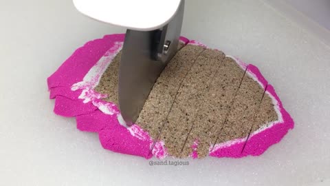 Very Satisfying and Crunchy ASMR 254 Kinetic Sand