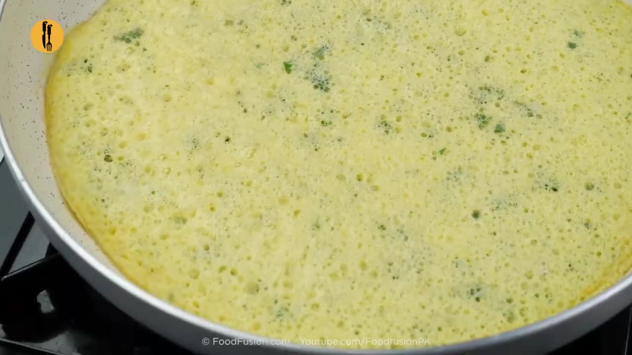 Fluffy Cheese Omelette Recipe - Weekend Breakfast Ideas by Food Fusion