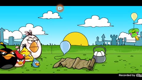 Angry Birds Classic X Reloaded (Migthy hoax To Danger Above Cutscene)-010