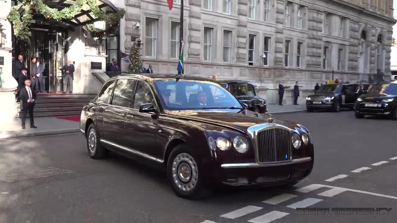 Prince William travels with President Ramaphosa in Stately Limousine 🇿🇦 🇬🇧