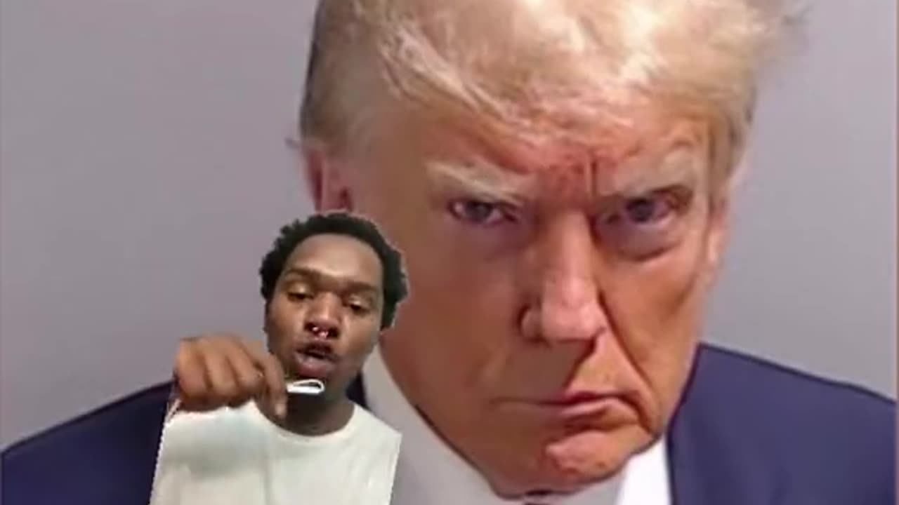 Trump's "Gangsta" Mugshot Goes Viral As Support For Him Explodes