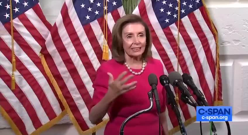 Nancy Pelosi informed the public that this was Obama's agenda, build back better