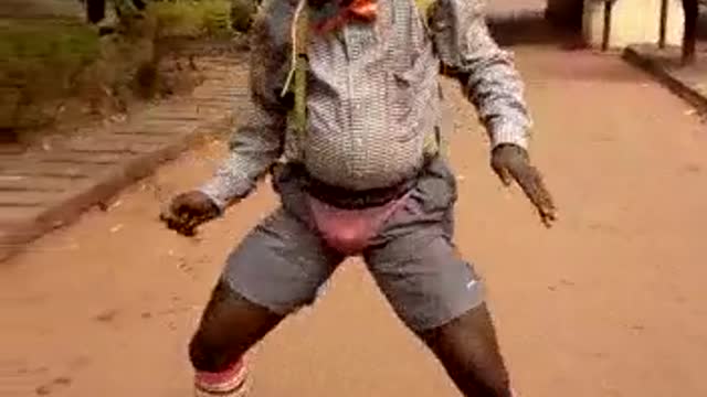 Funny man dance