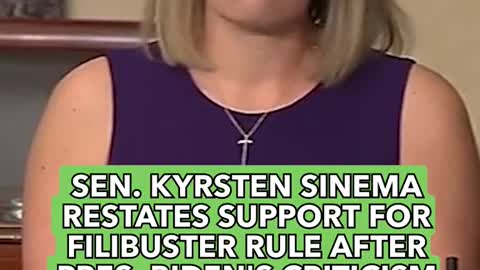 Sen. Kyrsten praises bills but reiterates support for rule.