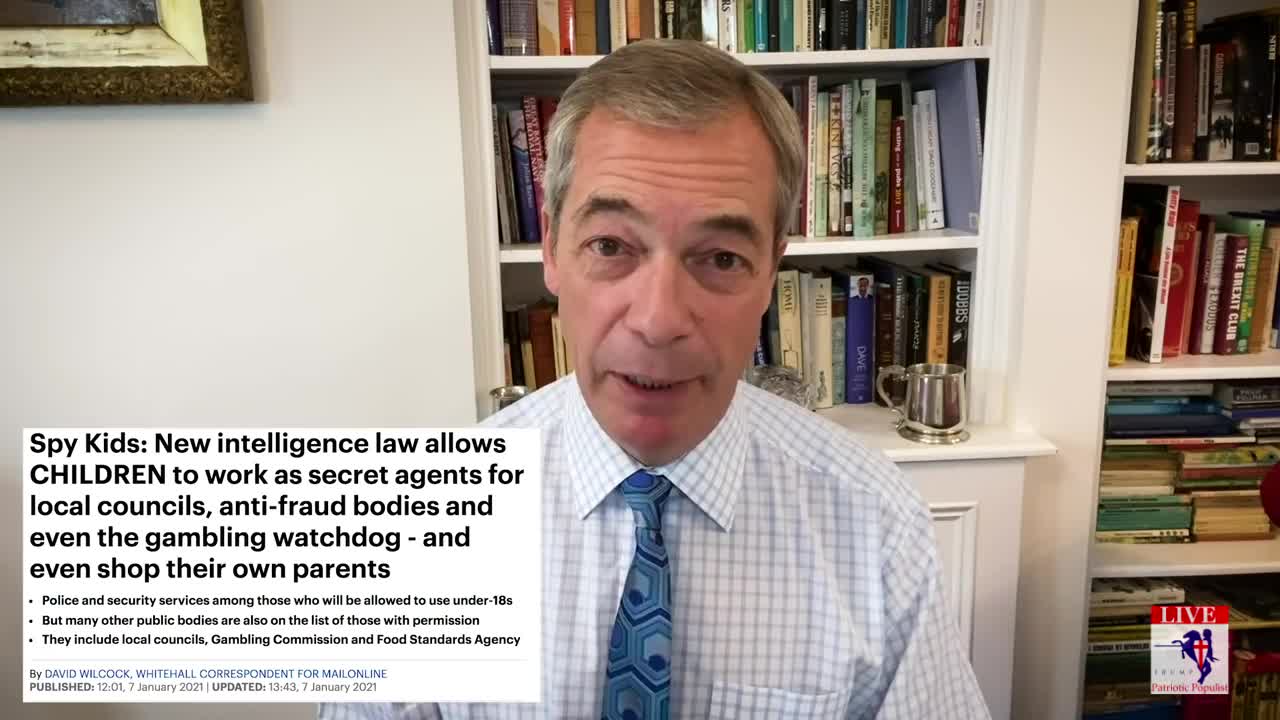 Nigel Farage On The Coronavirus Police State In United Kingdom