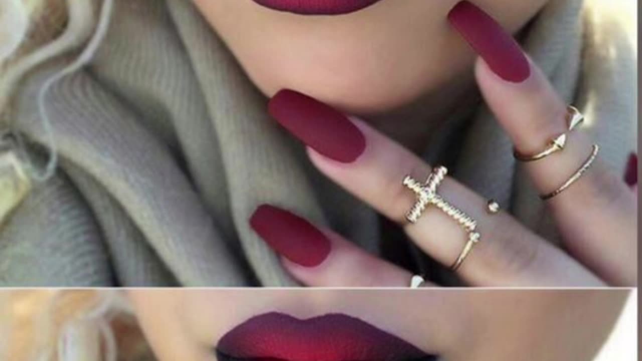 Trendy lipstick shade color