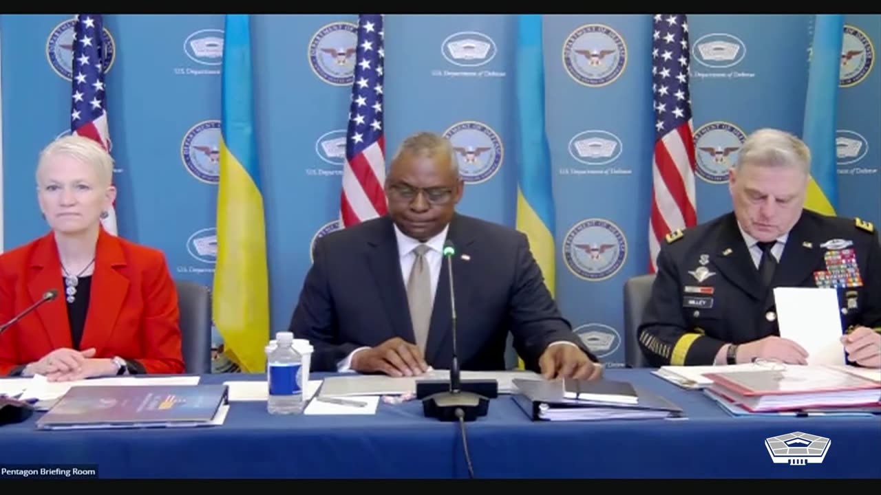 Lloyd Austin Speaks at Ukraine Defense Meeting - May 25, 2023