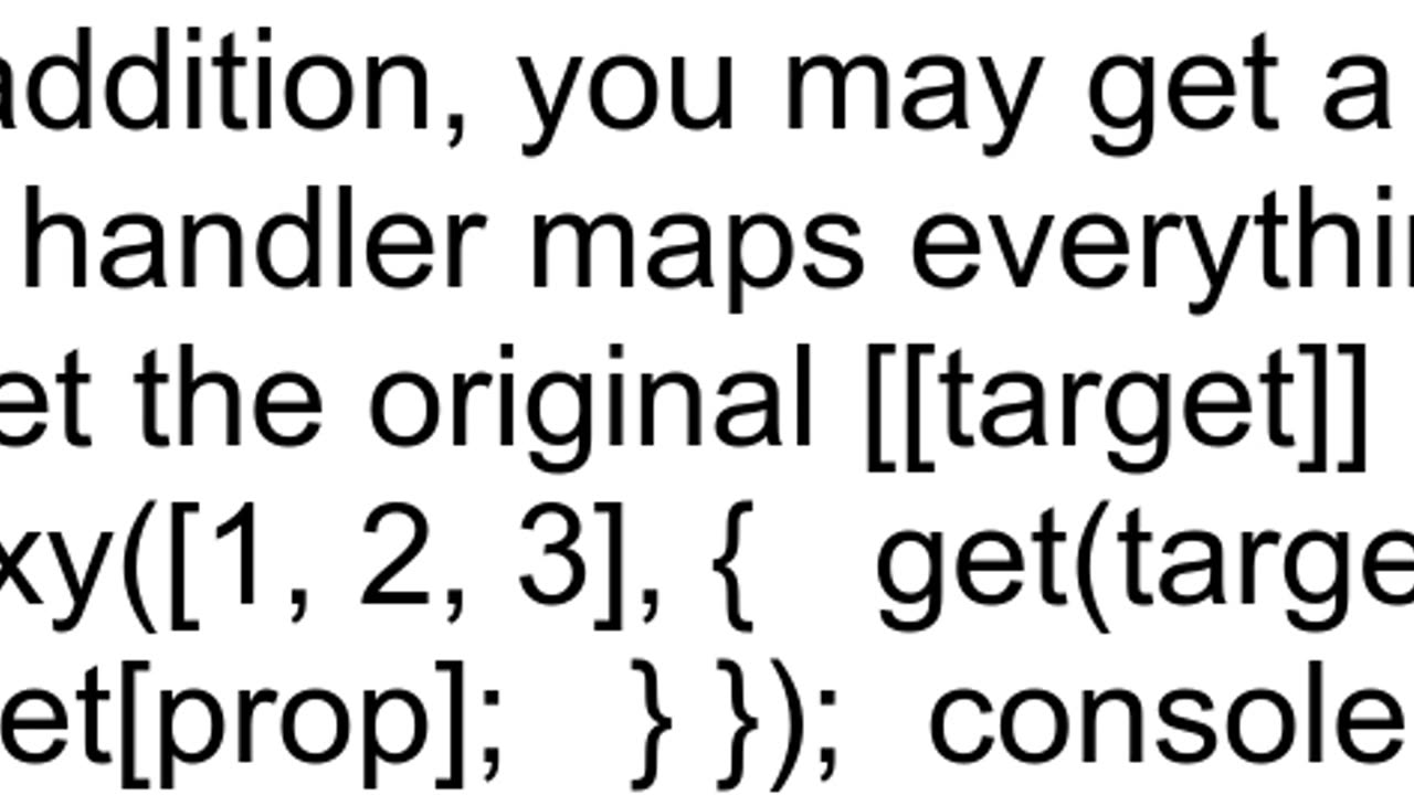 how to get an array out of a javascript proxy